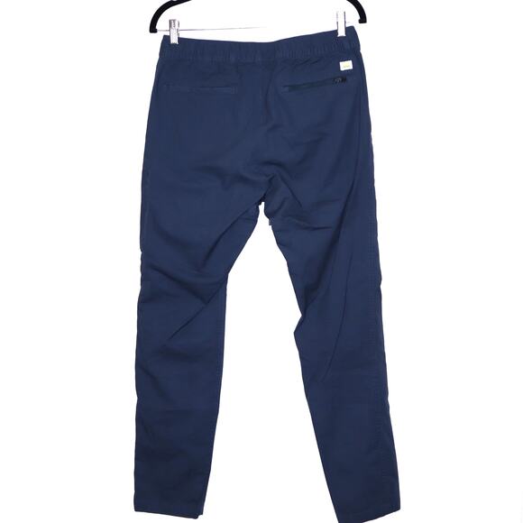 VUORI Ripstop Pant Indigo Tapered Leg Cotton Zip Pocket Stretch Casual Men's M - Picture 3 of 14
